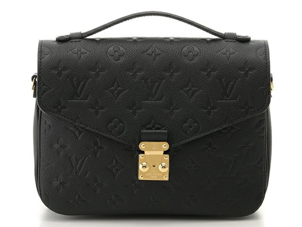 LOUIS VUITTON Pochette Metis Shoulder Bag Monogram Empreinte Noir Black